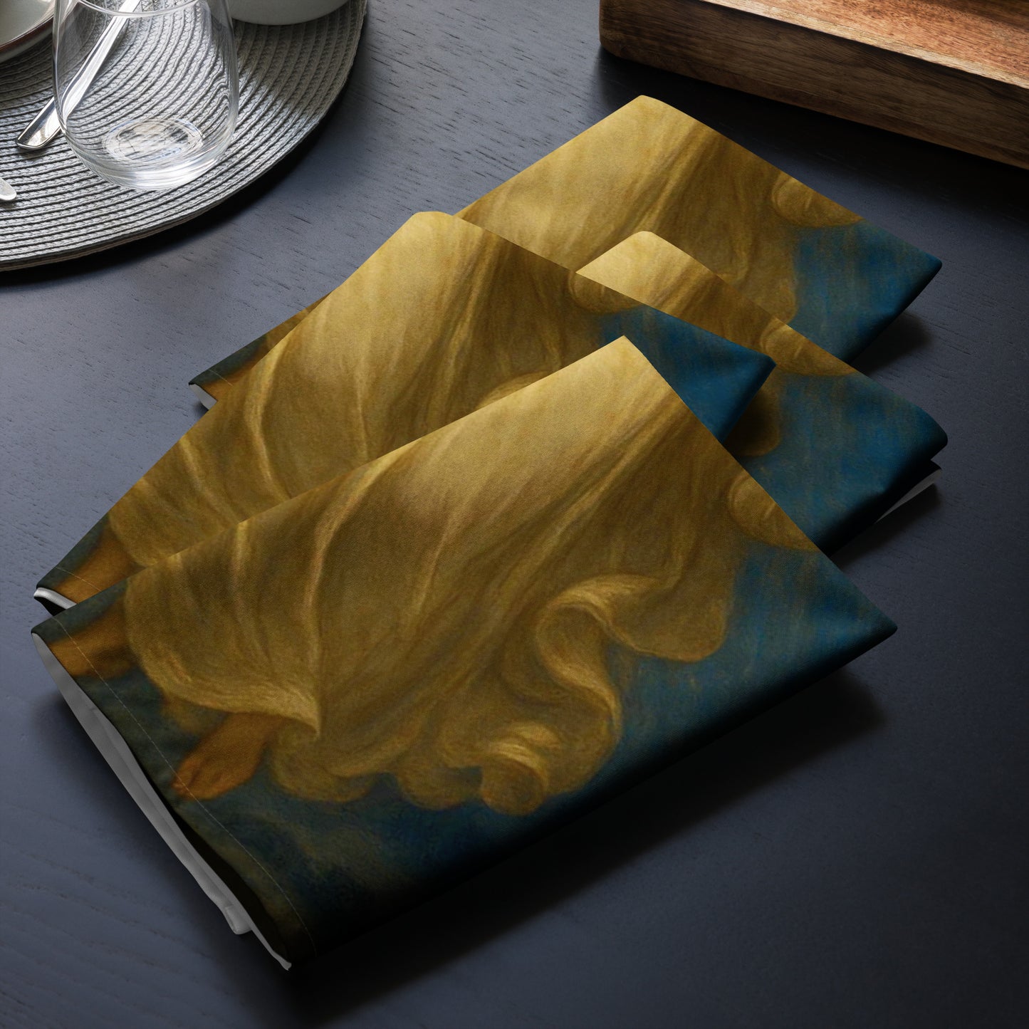 The Angel of The Annunciation ~ Cloth napkin set of 4