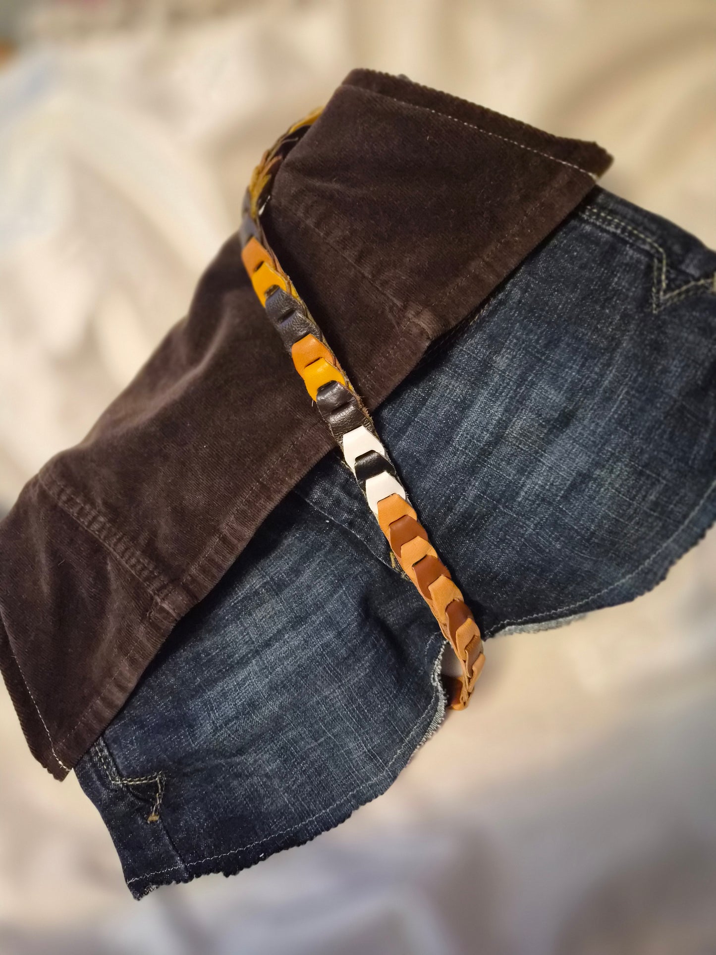 Good Jeans Denim and Corduroy Purse