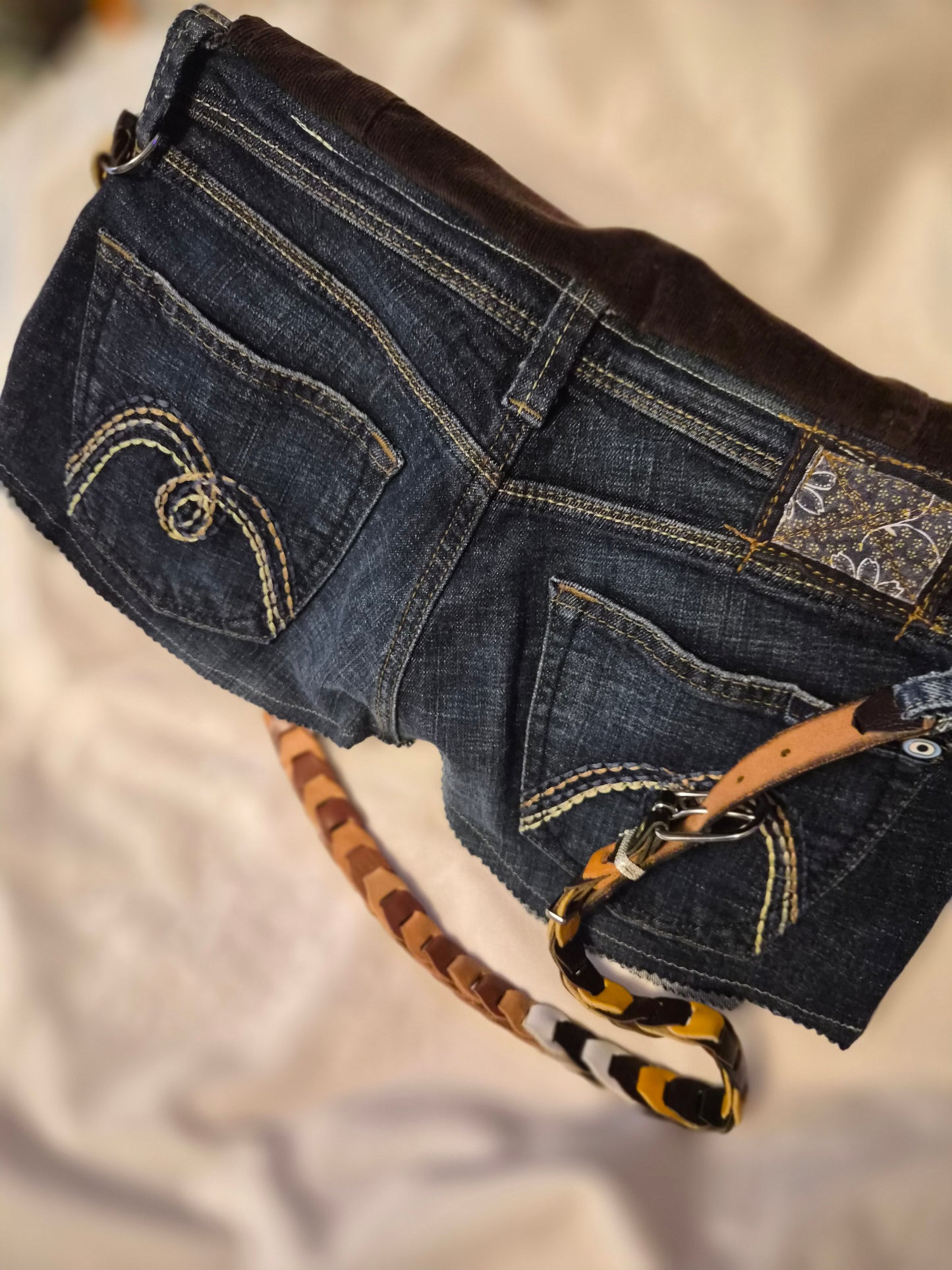 Good Jeans Denim and Corduroy Purse