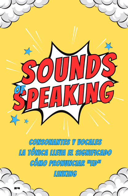 Portada de una sección del libro, Habla inglés de una vez