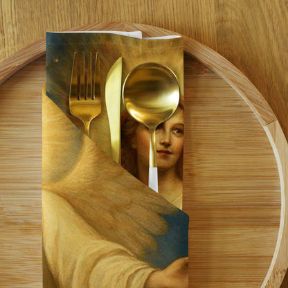 The Angel of The Annunciation ~ Cloth napkin set of 4