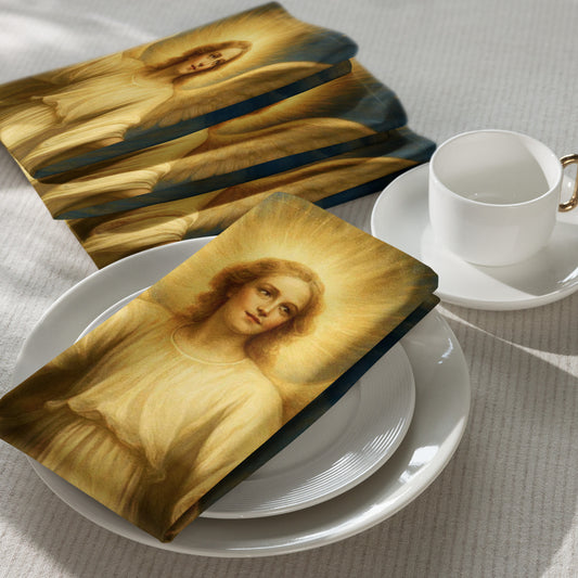 The Angel of The Annunciation ~ Cloth napkin set of 4