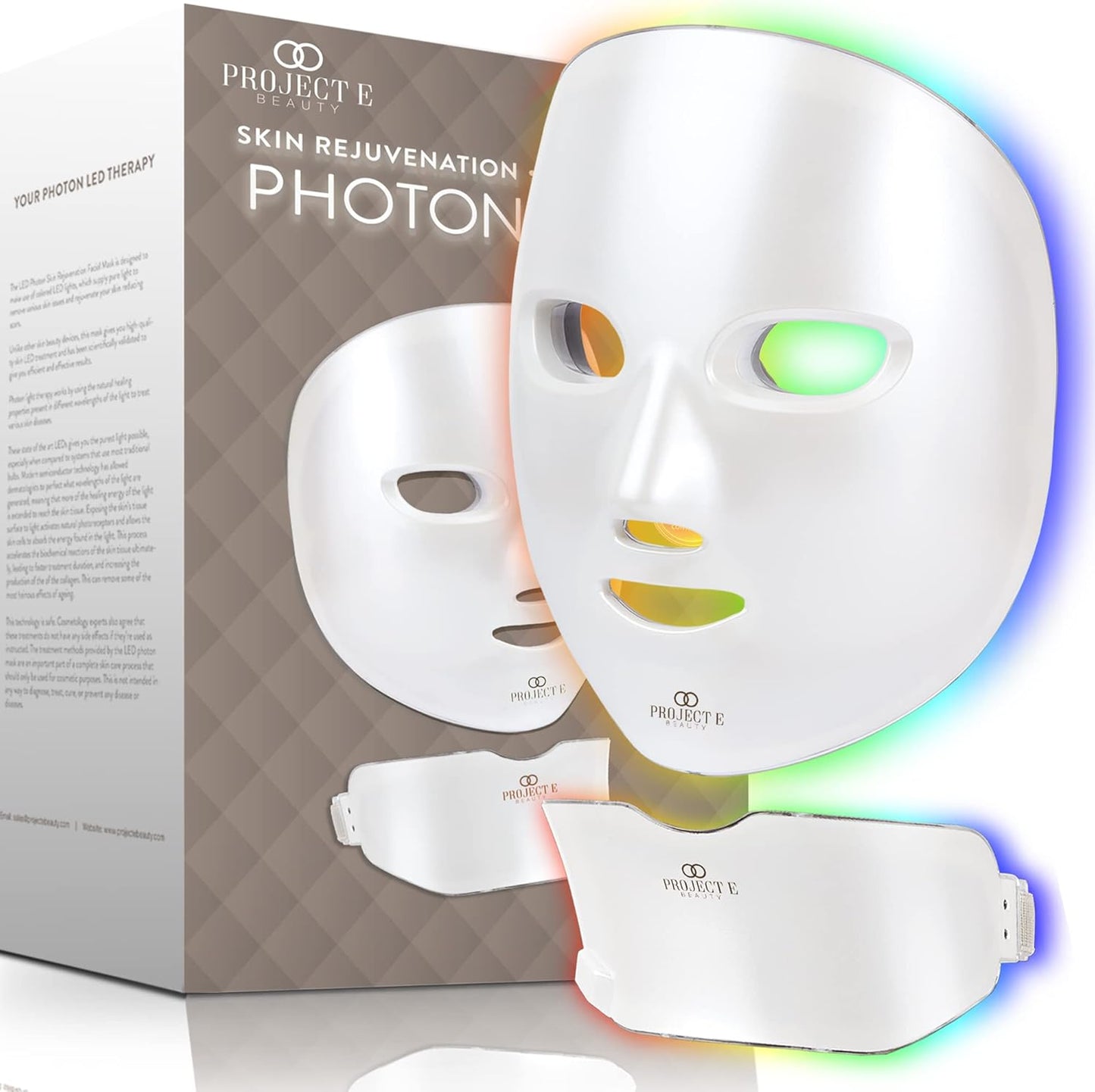Project E Skin Rejuvenation LED Therapy Photon Mask